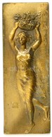 Kerekes Ferenc (1948-2001): N?i Akt. Bronz Relief, Jelzett, 23×8 Cm - Andere & Zonder Classificatie