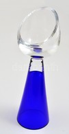 Dekoratív üvegváza, Jelzés Nélkül, Hibátlan, M:28,5 Cm - Glas & Kristall