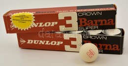 2 Csomag (10 Db) Dunlop Márkájú Retro (1976) Pingpong Labdák - Altri & Non Classificati