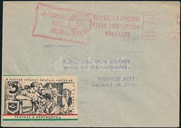 1949 Szavazz A Népfrontra Levélzáró Budapesti Helyi Levélen - Ohne Zuordnung