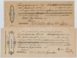 Cca 1880-1890 20 Db Els? Magyar Biztosító Társaság Váltó Okmánybélyegekkel - Non Classificati