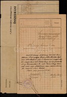 1891-1909 Balatonöszöd, 2 Db Okmány: Községi Közmunka összeírás és Lajstrom - Unclassified