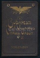 1916 Budapesti Villamos Városi Vasút Rt. Fényképes Bérletjegy, 12x8 Cm - Unclassified