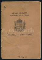 1928 A Magyar Királyság által Kiadott Fényképes útlevél / Hungarian Passport - Zonder Classificatie