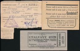 1937-1956 3 Db Fürd?utalvány (Margitsziget Gyógyfürd?, Lukácsfürd?) - Ohne Zuordnung