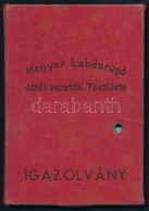 1939 Bp., Magyar Labdarúgók Szövetsége által Kiadott Fényképes Igazolvány Paulini Dániel Részére - Zonder Classificatie