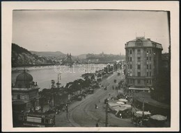 Cca 1930 Budapest F?vám Tér Villamossal Fotó 9x12 Cm - Andere & Zonder Classificatie