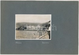 Cca 1920 Abbázia, 10 Db Feliratozott Fotó öt Kartonlapra Felragasztva, Ismeretlen Fotográfus Hagyatékából, 8x11 Cm, Kart - Andere & Zonder Classificatie