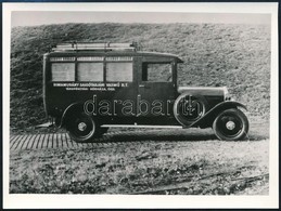 Cca 1930 Rimamurány-Salgótarjáni Vasm? R.T. Társpénztári Kórháza Ózd Feliratú Járm?, Kés?bbi El?hívás, 9x12 Cm - Andere & Zonder Classificatie