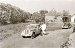 Cca 1940 Automobilok, 5 Db Szabadon Felhasználható Vintage Negatív, 6x6 Cm és 6x9 Cm - Sonstige & Ohne Zuordnung