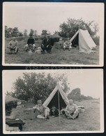 Cca 1920-1930 Vadászaton, 2 Db Fotólap, 9x14 Cm - Andere & Zonder Classificatie
