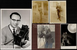 Foto-homo Sapiens, Azaz A Fényképez? Emberekr?l - Különböz? Korokban - Készített 7 Db Vintage Fotó, 12x9 Cm és 21x16,5 C - Andere & Zonder Classificatie