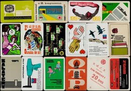 1966-1982 Reklámos Kártyanaptárak, 20 Db - Reclame