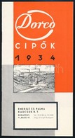 1934 Dorco Cip?k Art Deco Reklámfüzet, Szép állapotban - Reclame