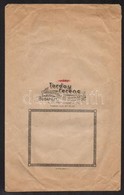 Cca 1930 Bp., VI. (XIV:) Torday Ferenc Szent Veronika Gyógyszertára Reklámos Papírzacskó. 19x30 Cm - Reclame