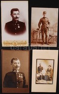 Cca 1890 4 Db Katonai Fotó / 4 Military Photos 9x11 Cm - Sonstige & Ohne Zuordnung