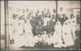 1915 Kielce, Vöröskeresztes Kórház, Fotólap, Postán Megküldve, 9×14 Cm - Andere & Zonder Classificatie