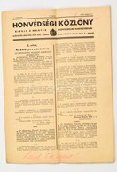 1945 Honvédségi Közlöny, 1. évfolyam 6. Száma - Sonstige & Ohne Zuordnung