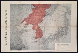 Cca 1904-1905 Kelet Ázsia Legújabb Térképe - Orosz-japán Háború Harcászati Térképe. Bp., Grünbaum Ármin, Korvin-testvére - Sonstige & Ohne Zuordnung