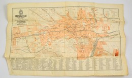 1928 Miskolc Térképe, 1:10000, Terv. Sz?cs Sándor, Turistaság és Alpinizmus, 73×45 Cm - Andere & Zonder Classificatie