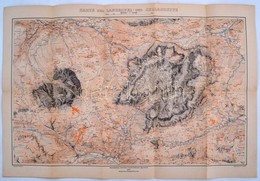1904 A Langkofel és A Lella Térképe / 1904 Austria Large Hiking Map Of Langofel And Lella 50x70 Cm - Sonstige & Ohne Zuordnung