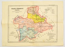 14 Db Különféle Magyar Város- és Megyetérkép: Hódmez?vásárhely, Szeged, Csanád, Nyíregyháza, Békés, Sárospatak, Stb., Kü - Andere & Zonder Classificatie