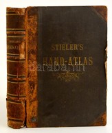 Stieler's Handatlas über Alle Theile Der Erde Un über Das Weltgebäude. Gotha, 1881, Justus Perthes. Sérült Félb?r Kötésb - Sonstige & Ohne Zuordnung