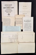 1860-1891 Nyitrával Kapcsolatos Nyomtatványok, Közte Egy Bars Megyére Vonatkozóval, összesen 10 Db, Változó állapotban:  - Zonder Classificatie