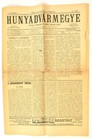 Hunyadvármegye, X. évf. 37. Szám, 1911. Szeptember 3., Szerk.: Dr. Tolnay Lajos, Déva, Hirsch Adolf, Kissé Szakadt állap - Non Classificati