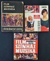 1970-1974 A Film, Színház, Muzsika Cím? Folyóirat 3 Db Szórvány Száma - Ohne Zuordnung