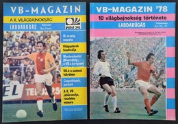 1974-1978 Labdarúgás Két Különszáma: VB Magazin A X. Világbajnokság.+VB Magazin '78 - Ohne Zuordnung