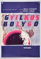 1981 A Sziget Lovasai, Kubai Ifjúsági Rajzfilm Plakát, Jelzett (NP) Sarkán Apró T?nyomok, 59x42 Cm - Sonstige & Ohne Zuordnung