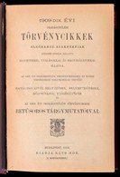 Az 1909-dik Évi Országgy?lési Törvénycikkek. Els?rangú Szakférfiak Közrem?ködése Mellett Jegyzetekkel, Utalásokkal és Ma - Ohne Zuordnung