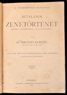 Id. Ábrányi Kornél: Általános Zenetörténet. Bp.,1886, 'Harmónia', IV+201+1 P. Korabeli Kopottas Félvászon-kötés, Ceruzás - Ohne Zuordnung