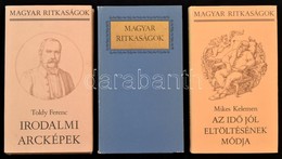 Vegyes Könyvtétel, 3 Db, Magyar Ritkaság 3 Kötete: 
Fortunatus és Magelóna Históriája, Mikes Kelemen: Az Id? Eltöltéséne - Ohne Zuordnung