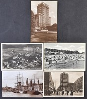 ** * 5 Db RÉGI Német Városképes Lap / 5 Pre-1945 German Town-view Postcards; - Ohne Zuordnung