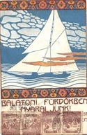 T4 Balaton. Balatoni Fürd?kben Nyaraljunk! Minden Fürd?r?l Szívesen Ad értesítést A Balatoni Szövetség, Reklámlap / Hung - Ohne Zuordnung