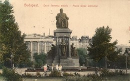 T4 Budapest V. Deák Ferenc Szobor. Taussig A. Kiadása (apró Lyuk / Tiny Hole) - Ohne Zuordnung