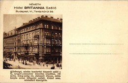 * T3/T4 Budapest VI. Hotel Britannia (fa) - Ohne Zuordnung