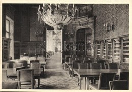 ** Budapest VIII. F?városi Könyvtár, Bels? - 7 Db Régi Képeslap / 7 Pre-1945 Interior Postcards Of The Library - Ohne Zuordnung