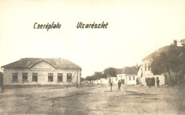 T2 1927 Cserépfalu, Utcakép, Református Elemi Népiskola. Photo - Ohne Zuordnung