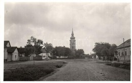 T2/T3 1942 Hajdúbagos, Utcakép, Református Templom. Photo (apró Szakadás / Tiny Tear) - Ohne Zuordnung