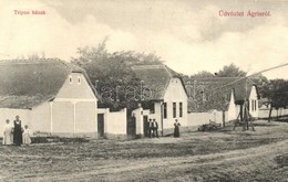 T2/T3 Almásegres, Ágris, Agrisu Mare; Tripon Házak, Utcakép + P.U. Pecsét / Street View With Tripon Houses + Railway Sta - Zonder Classificatie