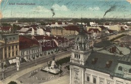 T3 Arad, Látkép, Maresch Gyula üzlete. Kerpel Izsó Kiadása / General View (EB) - Non Classificati