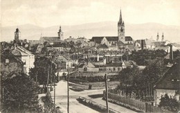 ** T2/T3 Nagyszeben, Hermannstadt, Sibiu; Látkép, Templomok. Kunstanstalt Jos. Drotleff Nr. 13. / General View, Churches - Ohne Zuordnung