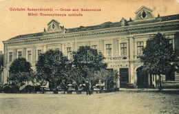 T2/T3 Szászváros, Broos, Orastie; Hotel Transsylvania Szálloda. B. Stelescu Kiadása / Hotel (EK) - Ohne Zuordnung