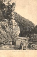 T2/T3 Szurduk-szoros, Pasul Surduc, Defileul Jiului; Károly-szikla, Kerékpár. Adler Fényirda 1909. / Rock, Bicycle (EK) - Ohne Zuordnung