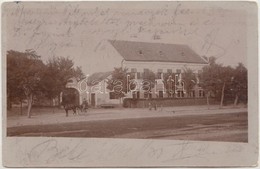 T2/T3 1904 Csütörtök, Csötörtök, Stvrtok; Kastély Szálló, Hintó / Castle Hotel, Carriage, Coach. Photo (EK) - Zonder Classificatie