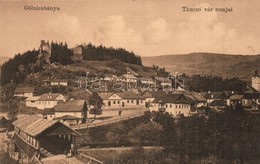 ** T2 Gölnicbánya, Gelnica, Bergstadt Gölnitz; Thurzó Vár Romjai. Kiadja B. Friedmann / Castle Ruins - Zonder Classificatie