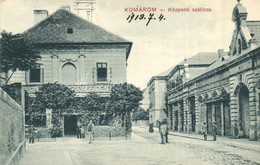 T2/T3 Komárom, Komárno; Központi Szálloda, Kávéház és étterem. Czike Dénes Kiadása / Hotel Central, Café And Restaurant  - Zonder Classificatie